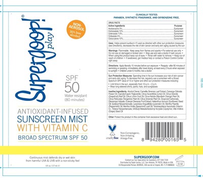 Can Label (Primary 6 Oz   Spf 50 Sunscreen Mist)